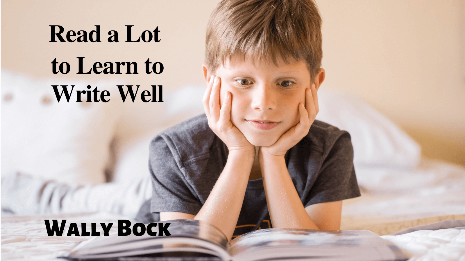 Read a Lot to Learn to Write Well