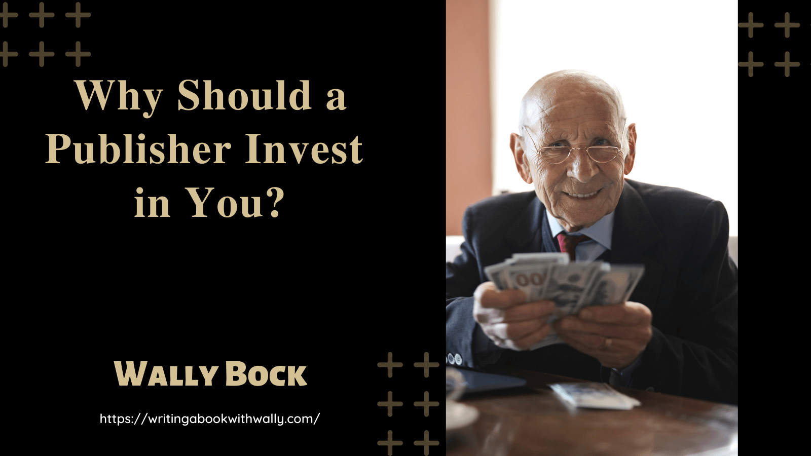Why should a publisher invest in you?