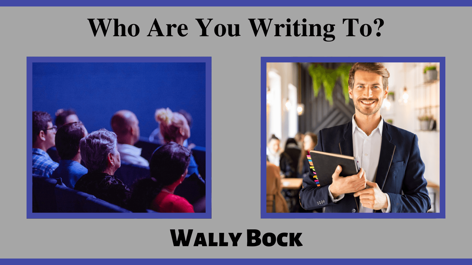 who are you writing to?